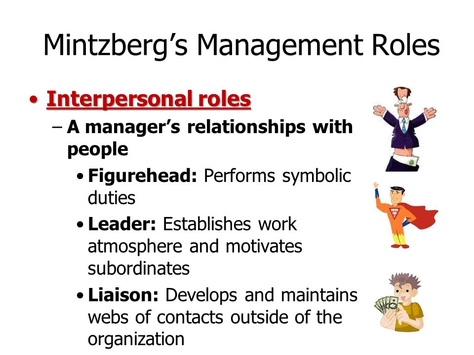 Mintzberg interpersonal role
